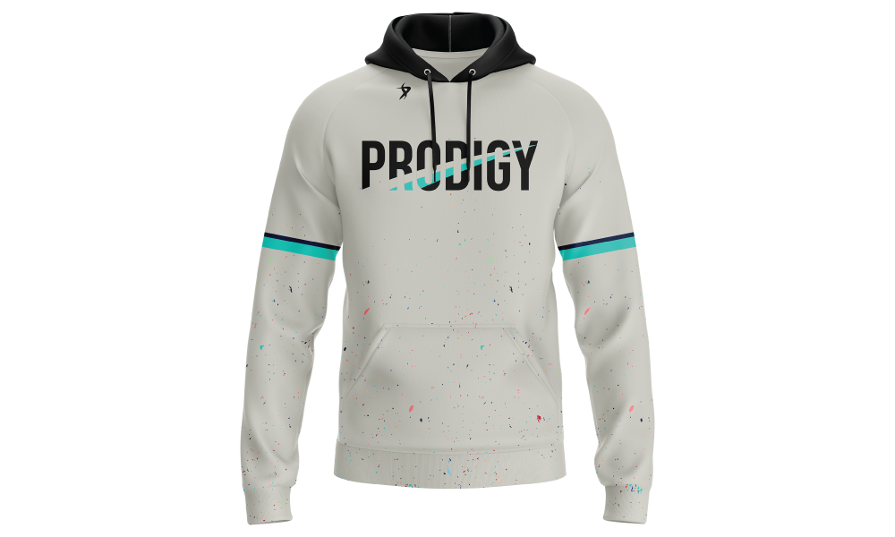 KC Prodigy - Wheeler - Grey Splatter Hoodie (No Number)